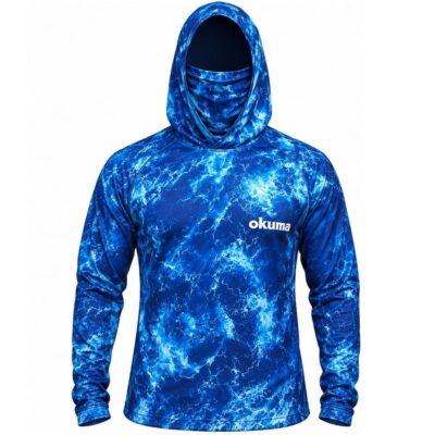 REMERA OKUMA CAMO AQUA - MANGA LARGA