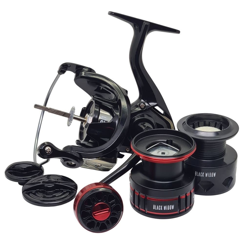 reel caster black widow