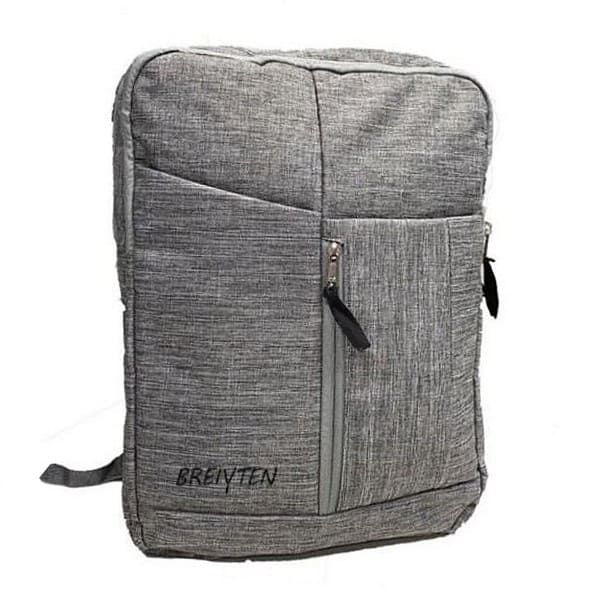 mochila breiyten notebook gris