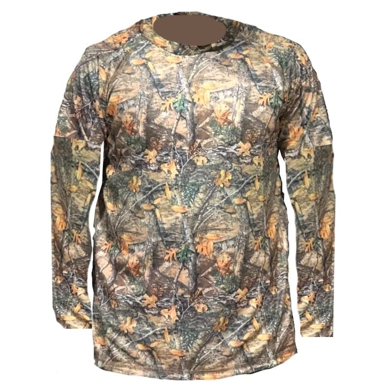 remera breiyten hoja camu. manga larga