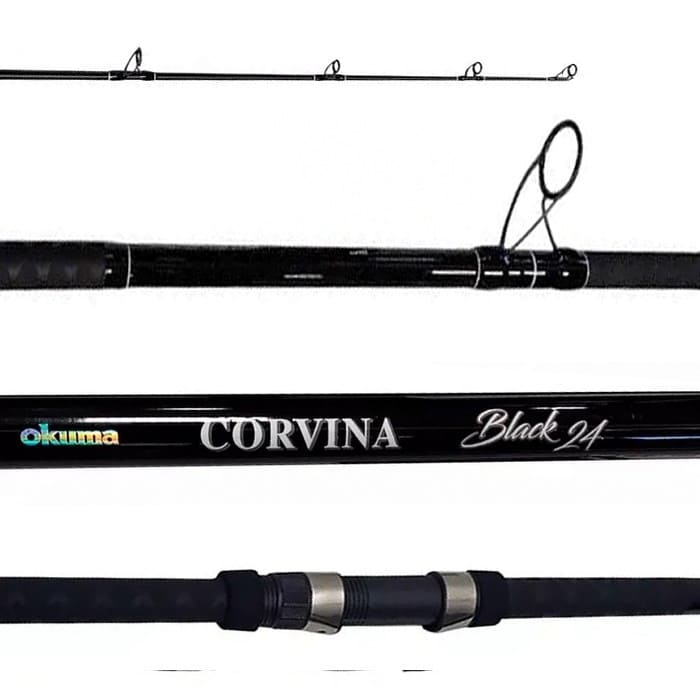 caÑa okuma corvina black 24 surf spin