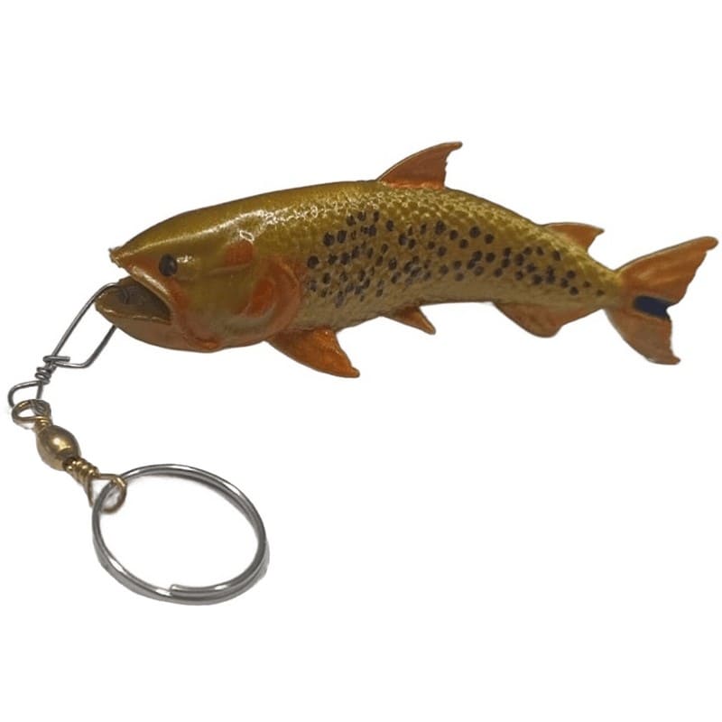 llavero 3d dorado curvo