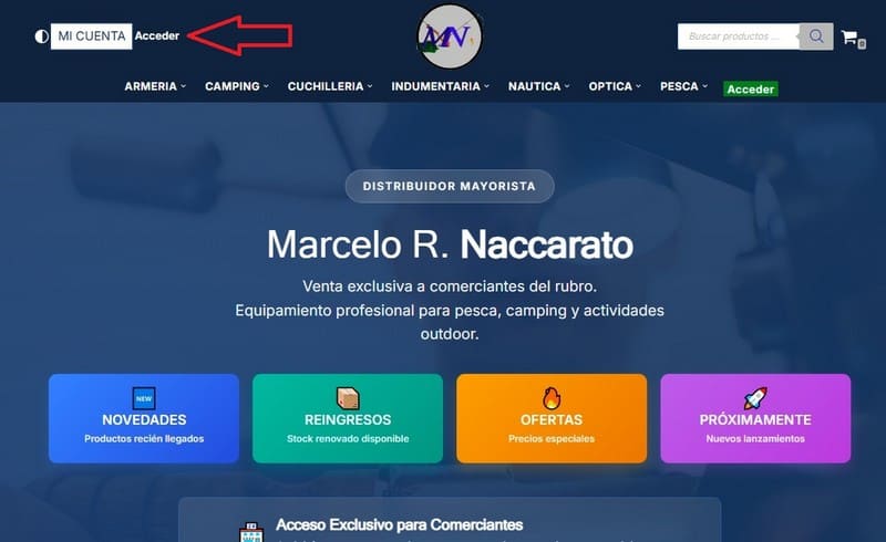 Paso 1 - Acceder a cuenta