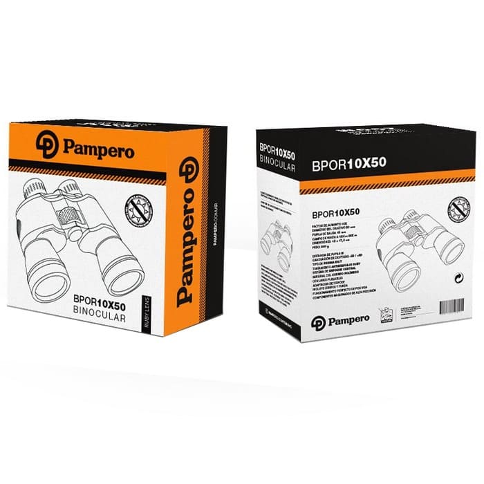 BINOCULAR PAMPERO BPOR 10X50 - Imagen 2