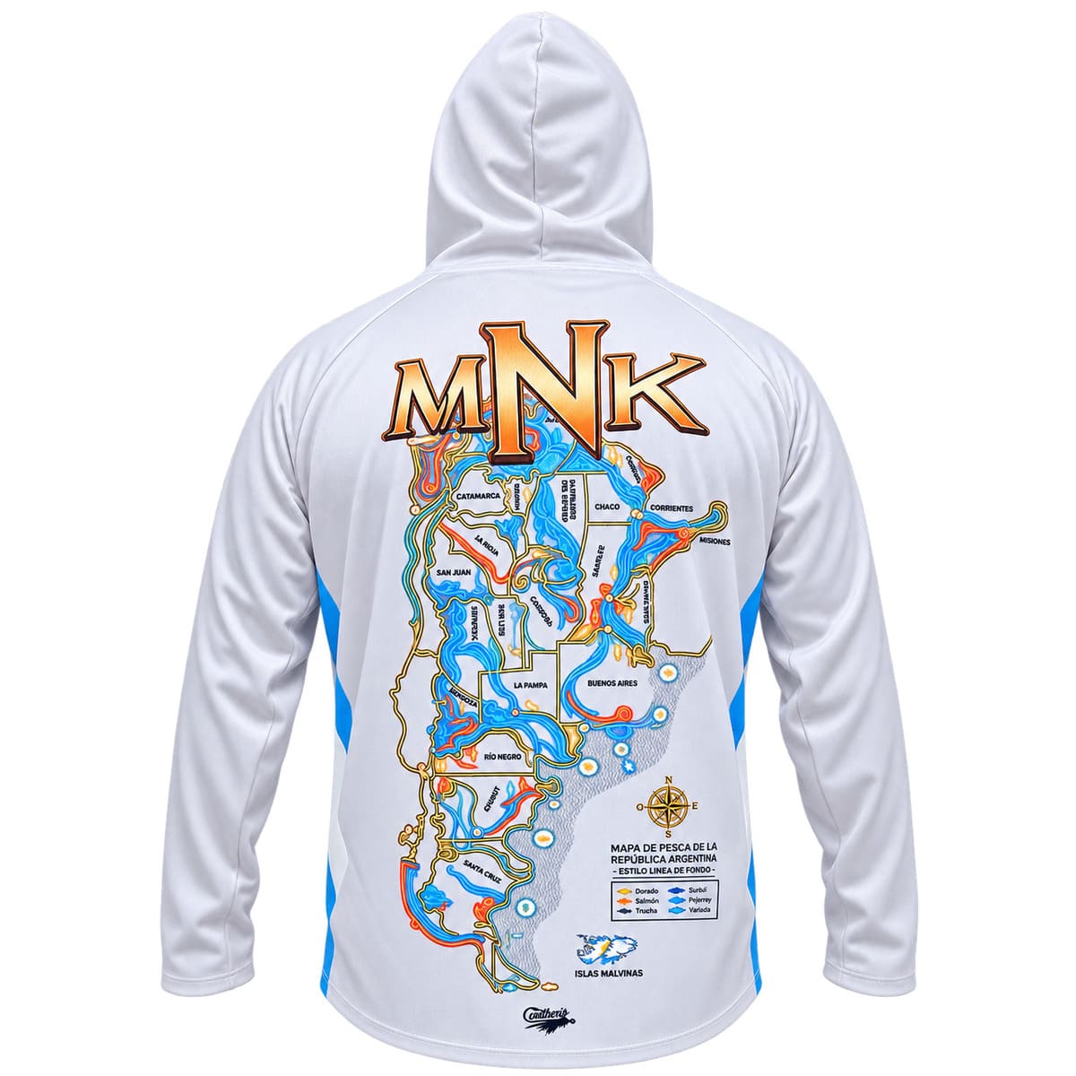 REMERA MNK MAPA GRIS - Imagen 2
